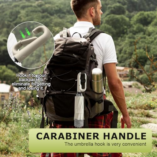 PALAY® Large Umbrella with Reflective Strip Auto 3-Fold Compact Travel Carabiner Handle Reinforced 10 Dual Ribs Sun Protection 99 UV Rain Windproof for Men Women Beige 3Pack PALAY® Large Umbrella with Reflective Strip Auto 3-Fold Compact Travel Carabiner Handle Reinforced 10 Dual Ribs Sun Protection 99 UV Rain Windproof for Men Women Beige 3Pack
